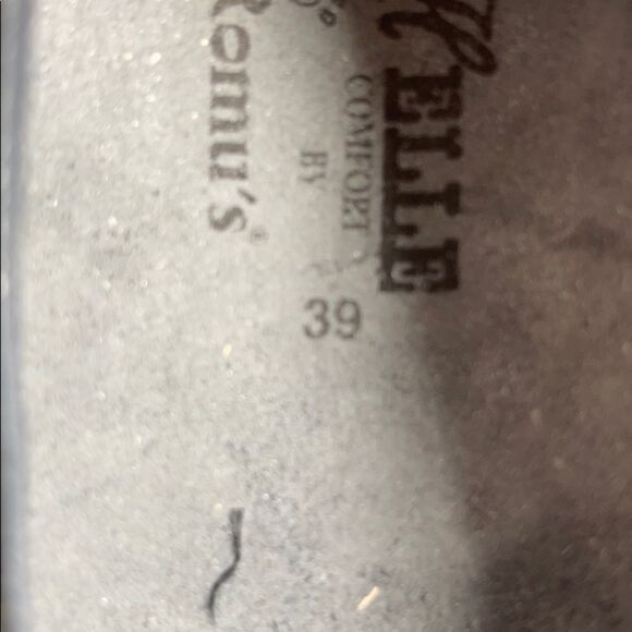 Helle Comfort By Romu's Black Patent Slip On Sz 39 - Picture 5 of 6